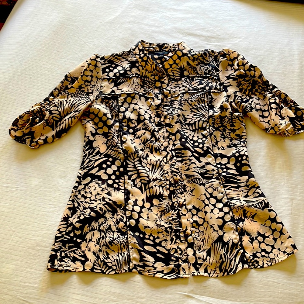 Banana Republic Print Blouse